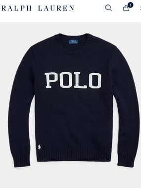 Polo Ralph Lauren Men's Logo-Intarsia Cotton Sweater